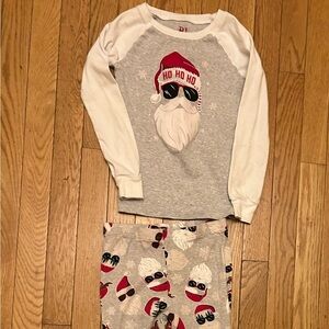 Children’s Place Boys Sunglasses Santa 2 Piece Pajama Set Size 8